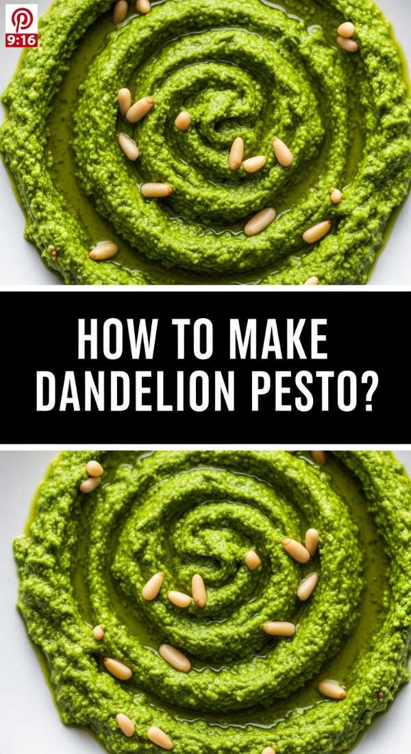How To Make Dandelion Pesto 69f44fab89192