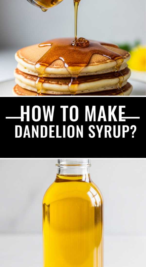 How To Make Dandelion Syrup 69f44d221dfb9