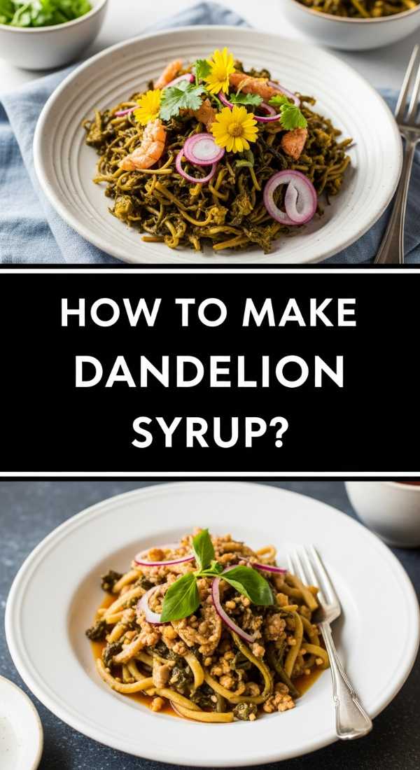 How To Make Dandelion Syrup 69f44fa3f3d22