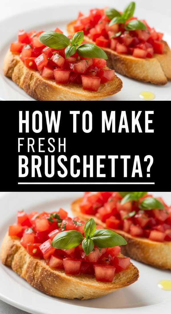 How To Make Fresh Bruschetta 6a001e7681ac8