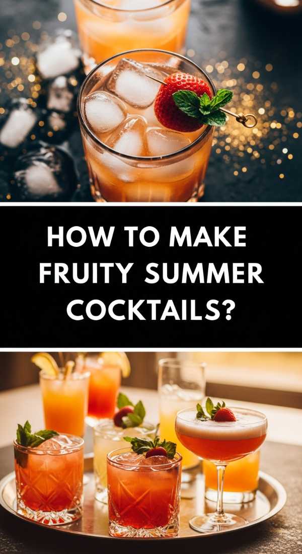 How To Make Fruity Summer Cocktails 6a03131058ad1
