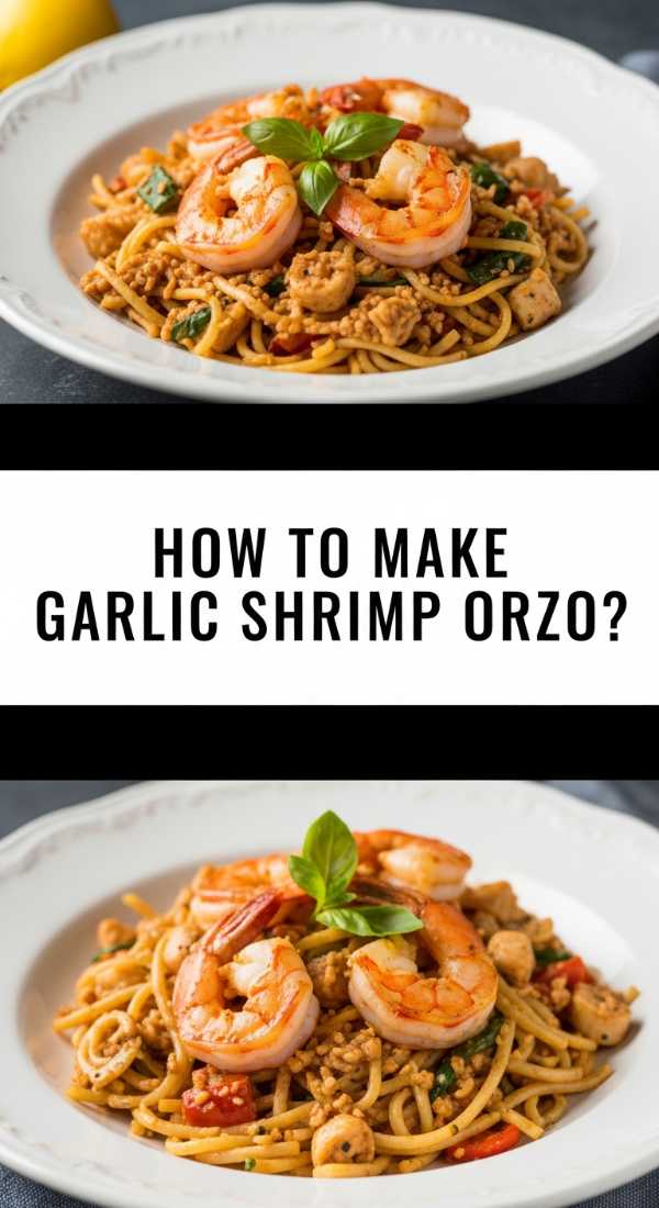 How To Make Garlic Shrimp Orzo 69fe1315f0ac9