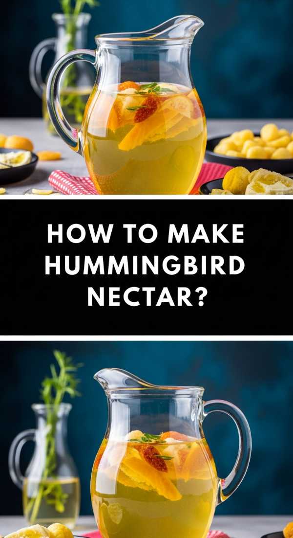 How To Make Hummingbird Nectar 69f44d138baac