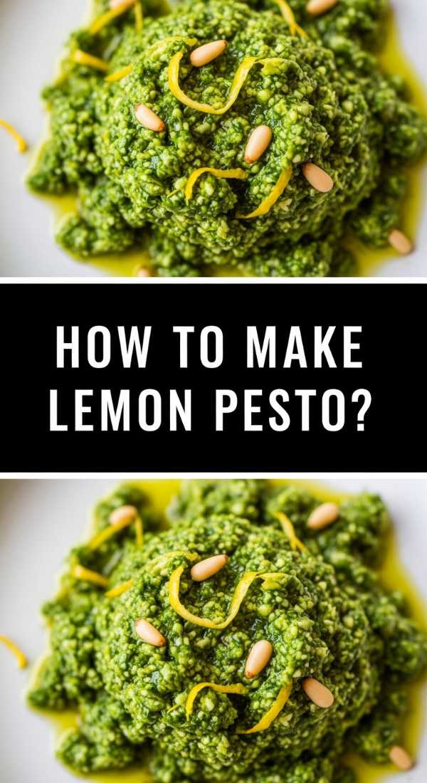 How To Make Lemon Pesto 6a1a990882e25