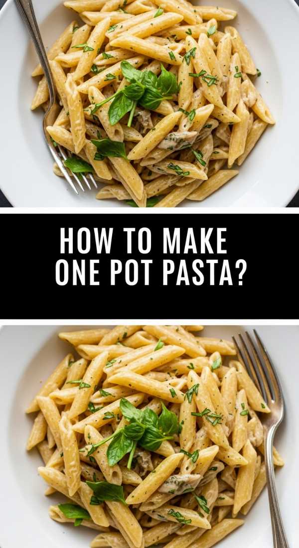 How To Make One Pot Pasta 6a001e8999264