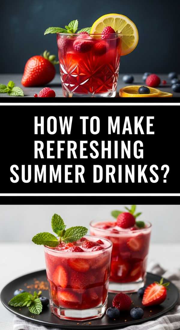 How To Make Refreshing Summer Drinks 6a04266e6196c