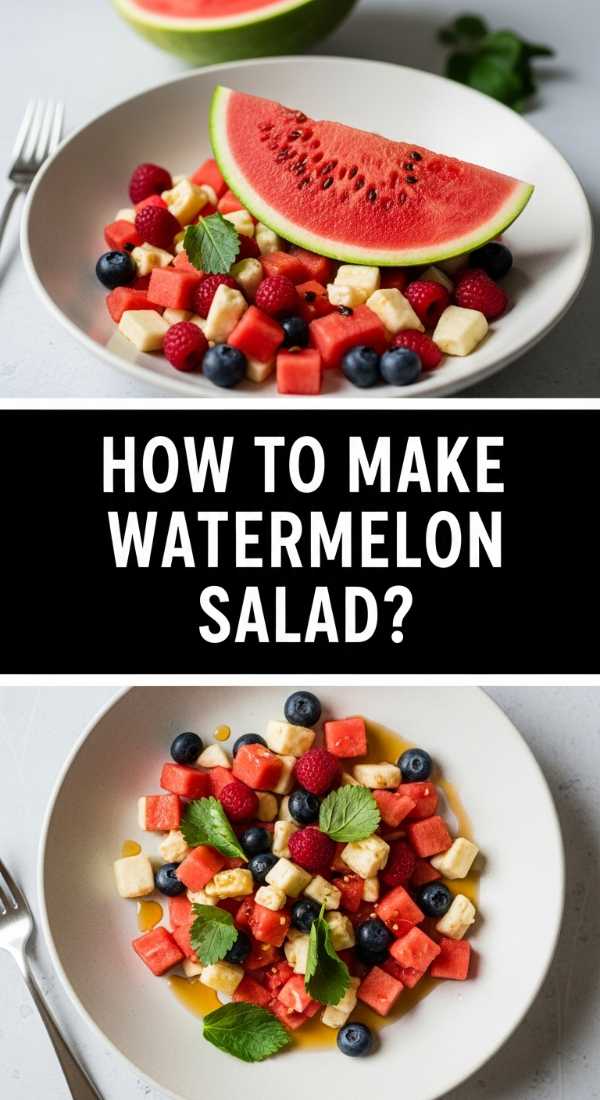 How To Make Refreshing Watermelon Salad 69f44d1967f74