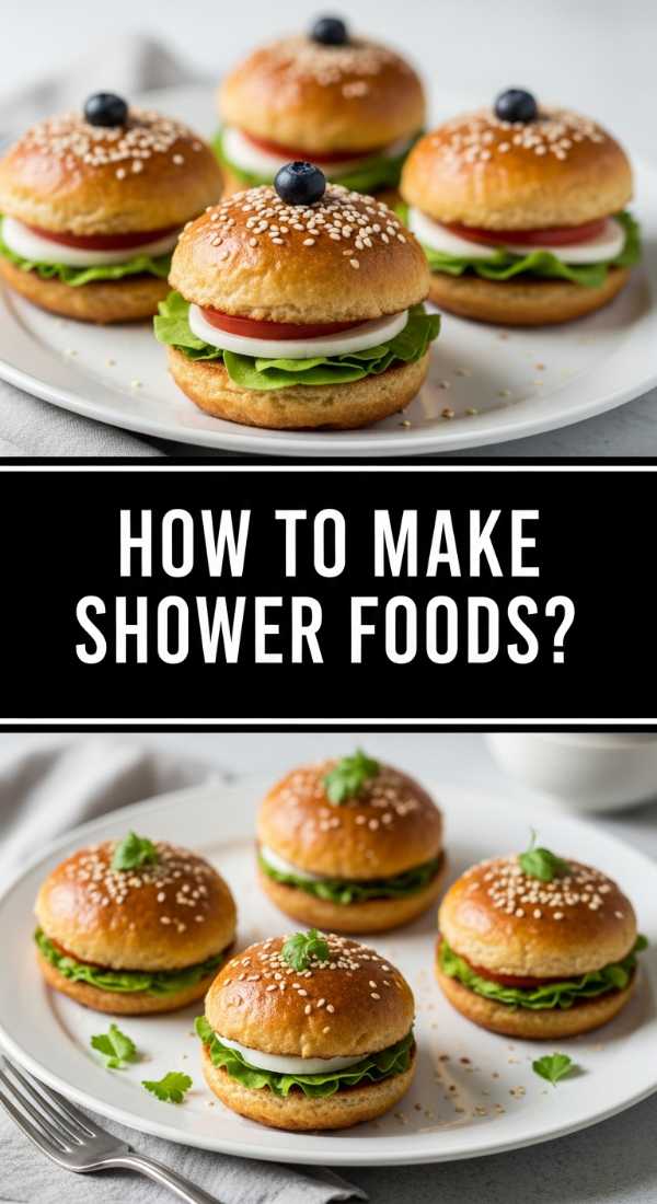 How To Make Shower Foods 69fc221aa2c56