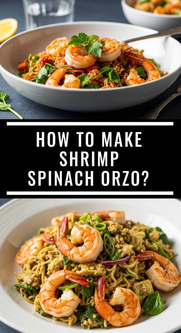 How To Make Shrimp Spinach Orzo 69fe17a10d9d1