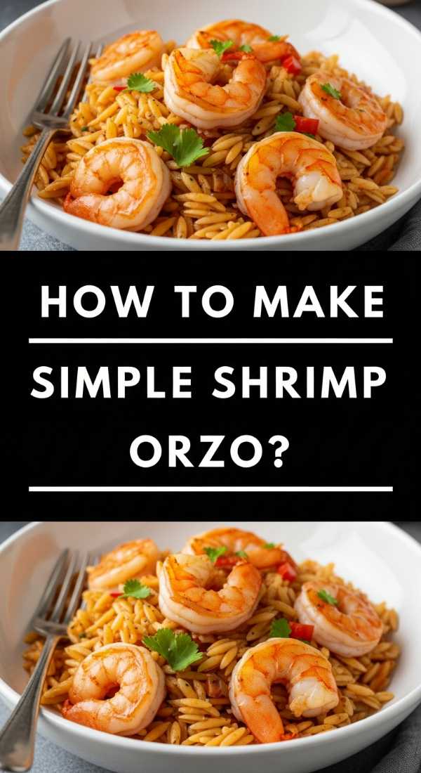 How To Make Simple Shrimp Orzo 69fe1324dcbc4