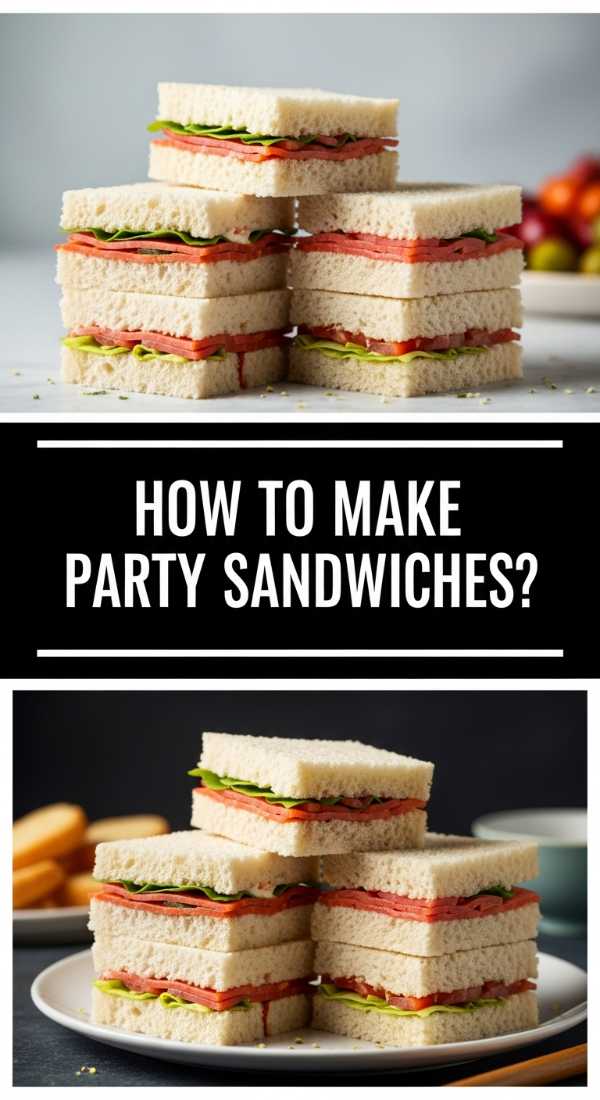 How To Make Summer Party Sandwiches 6a044df14b3f0