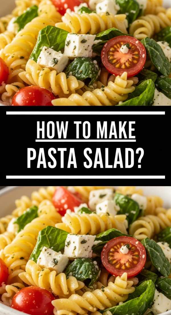 How To Make Summer Pasta Salad 6a0447b1ec986
