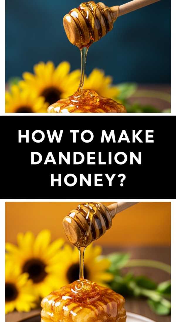 How To Make Vegan Dandelion Honey 69f44fa8a3a2e
