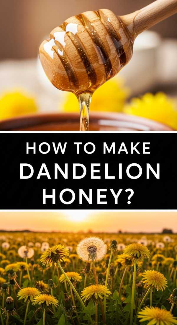 How To Make Vegan Dandelion Honey 69f44faa62e27