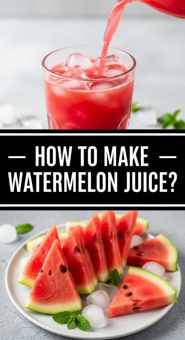 How To Make Watermelon Juice 69fc221187dd0