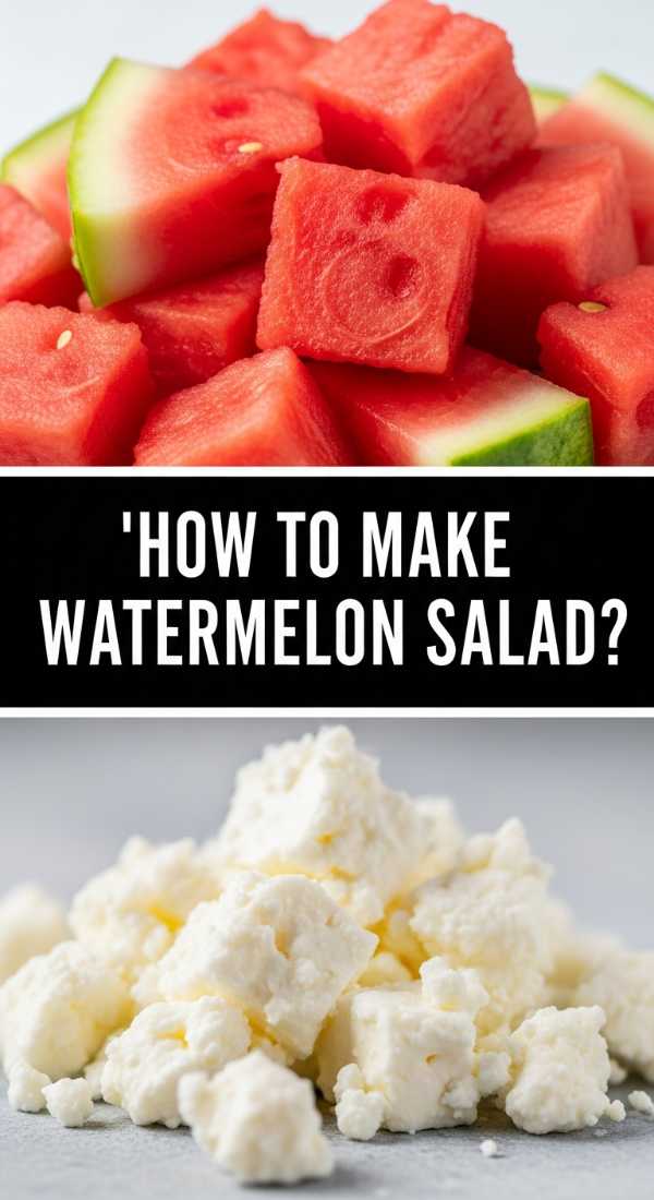 How To Make Watermelon Salad 69f716e0dc1e5