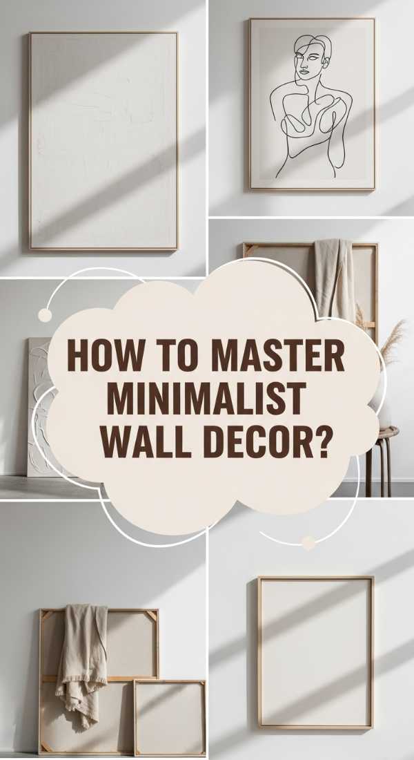 How To Master Large Wall Decor For A Clean Minimalist Aesthetic 6a0066b8367ca