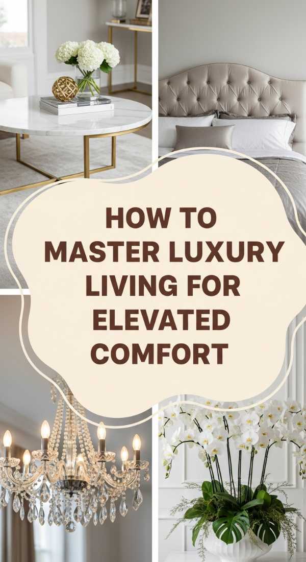 How To Master Luxury Living For Elevated Comfort 6a06ba712f145