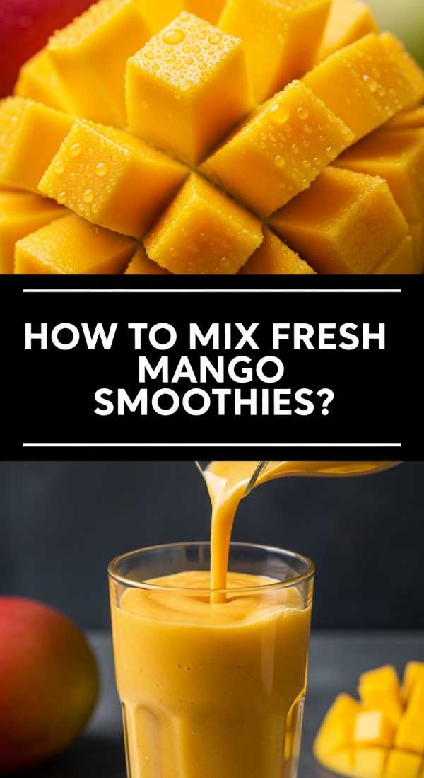 How To Mix Fresh Mango Smoothies 69f5c404e8d4b
