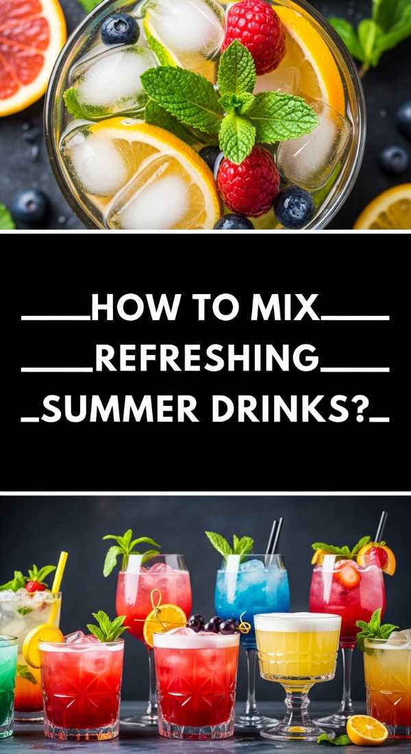 How To Mix Refreshing Summer Drinks 6a041f61098c9