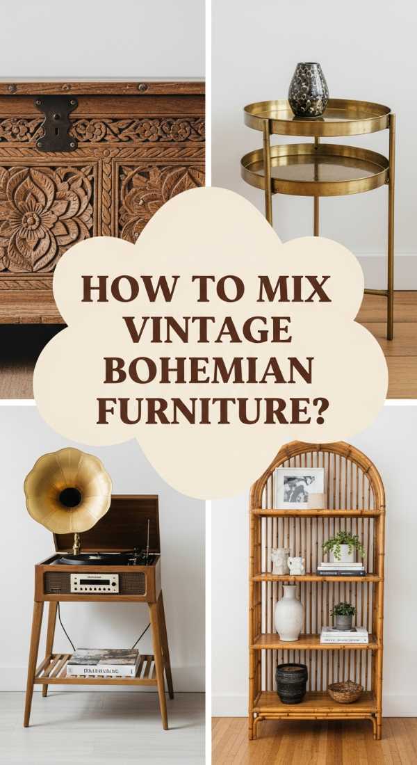 Transform Your Home into a Dreamy Bohemian Sanctuary How To Mix Vintage Bohemian Furniture For A Unique Home Vibe 6a0823e546660
