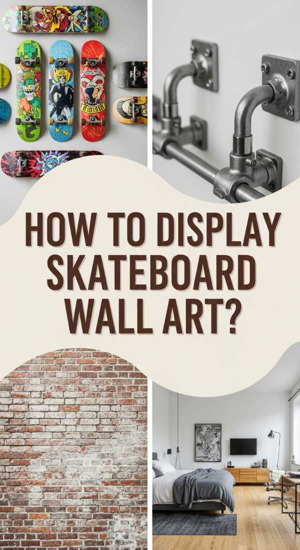 How To Mount Skateboard Wall Art For An Edgy Urban Look 6a06ba451a6dd