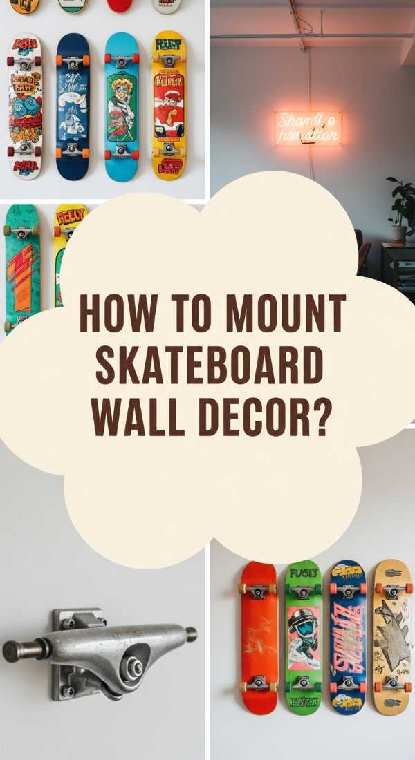 How To Mount Skateboard Wall Decor For An Urban Chic Aesthetic 6a06ba73e1021