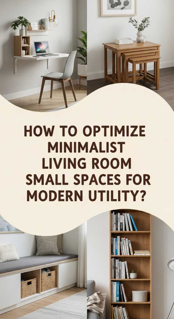 Clean Lines & Comfy Vibes: Your Roadmap to a Cozy Minimalist Home How To Optimize Minimalist Living Room Small Spaces For Modern Utility 6a08257b633d6
