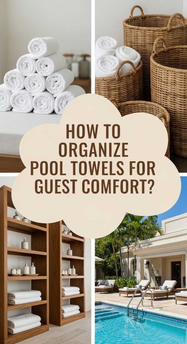 How To Organize Pool Towels For Guest Comfort 6a02223ee5282