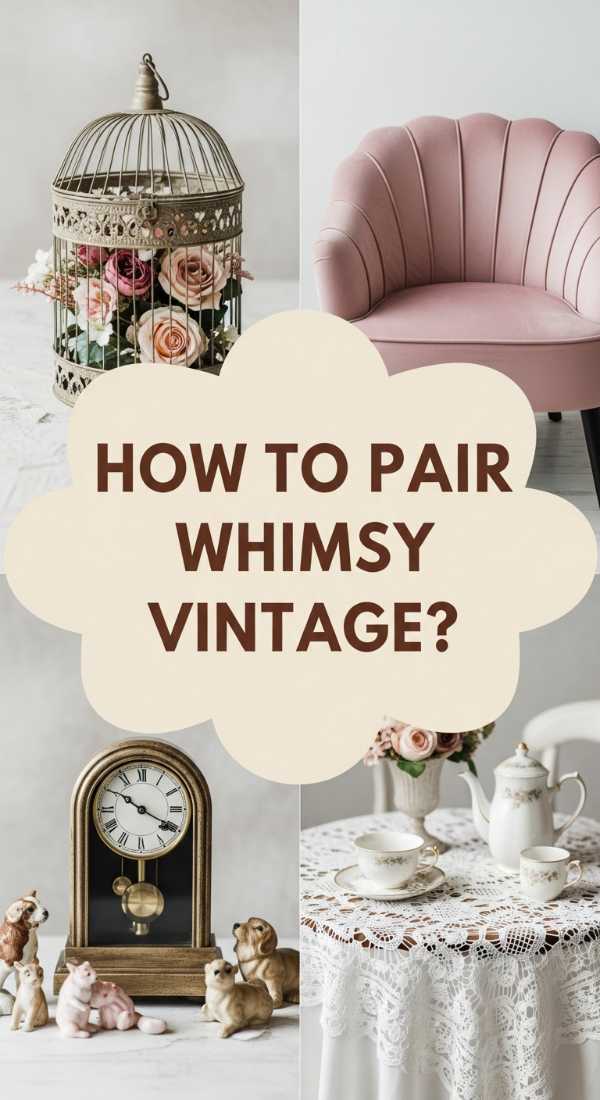 How To Pair Whimsy Accents For A Nostalgic Vintage Wonderland 6a08337f324c3