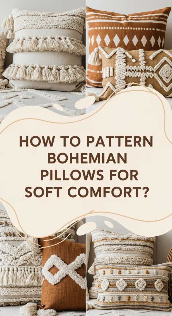 How To Pattern Bohemian Pillows For Soft Comfort 6a06ba6852d8e