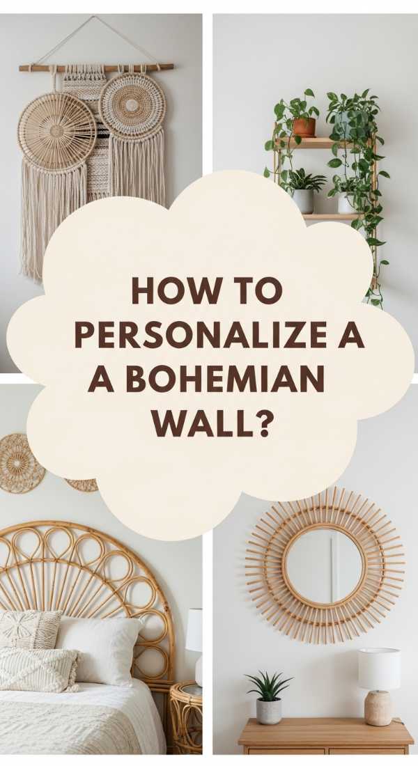 How To Personalize A Bohemian Wall Above The Bed For Unique Charm 6a08217e98015