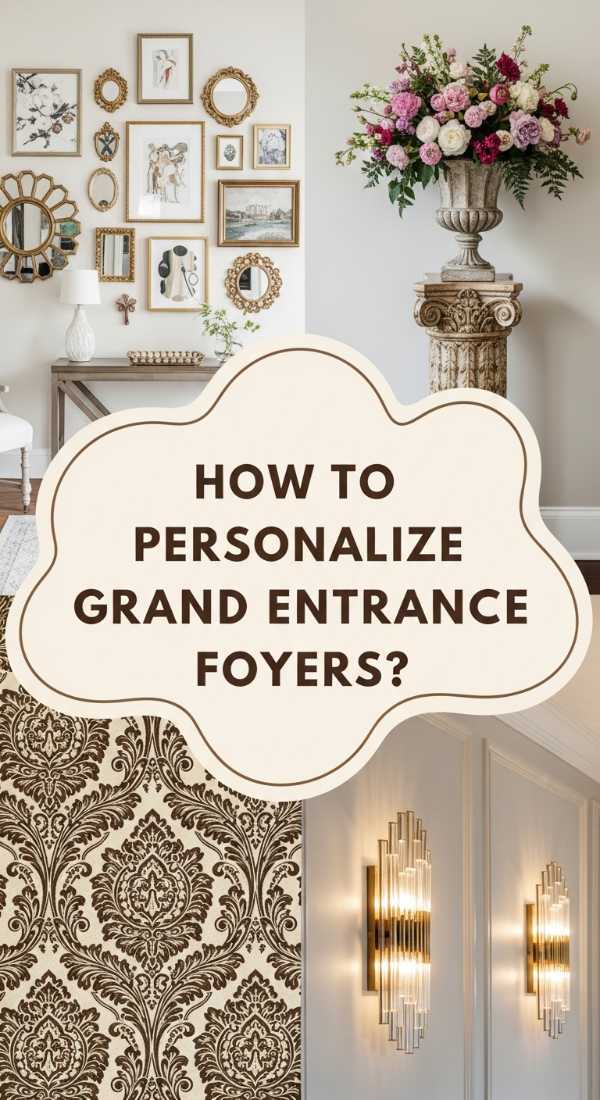 How To Personalize A Grand Entrance Foyer For A Lasting Impression 69fdbdee2a669