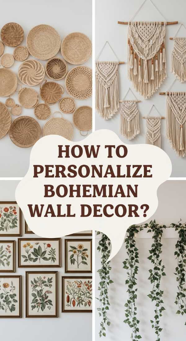 How To Personalize Bohemian Wall Decor For Soulful Expression 6a08306db1230