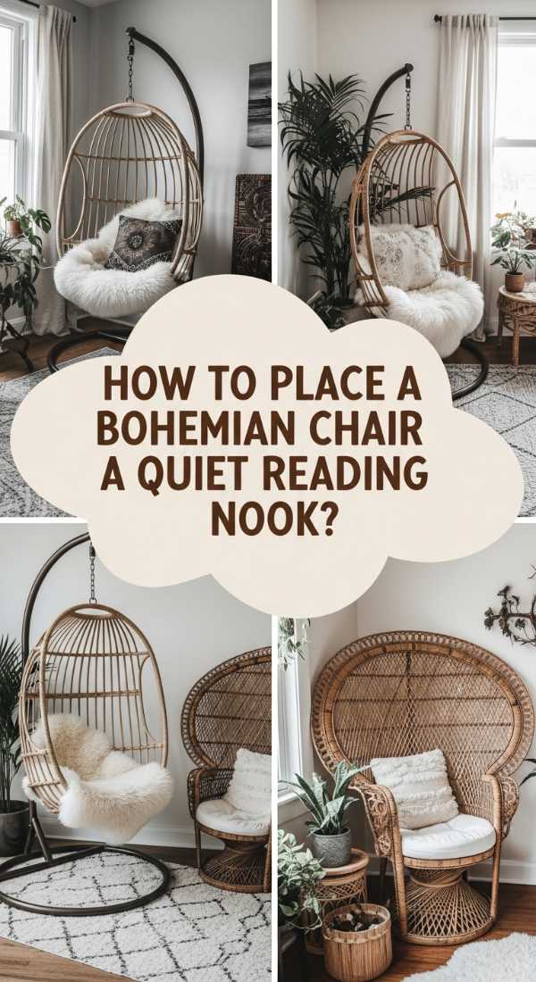 How To Place A Bohemian Chair For A Quiet Reading Nook 6a08229b60d1f