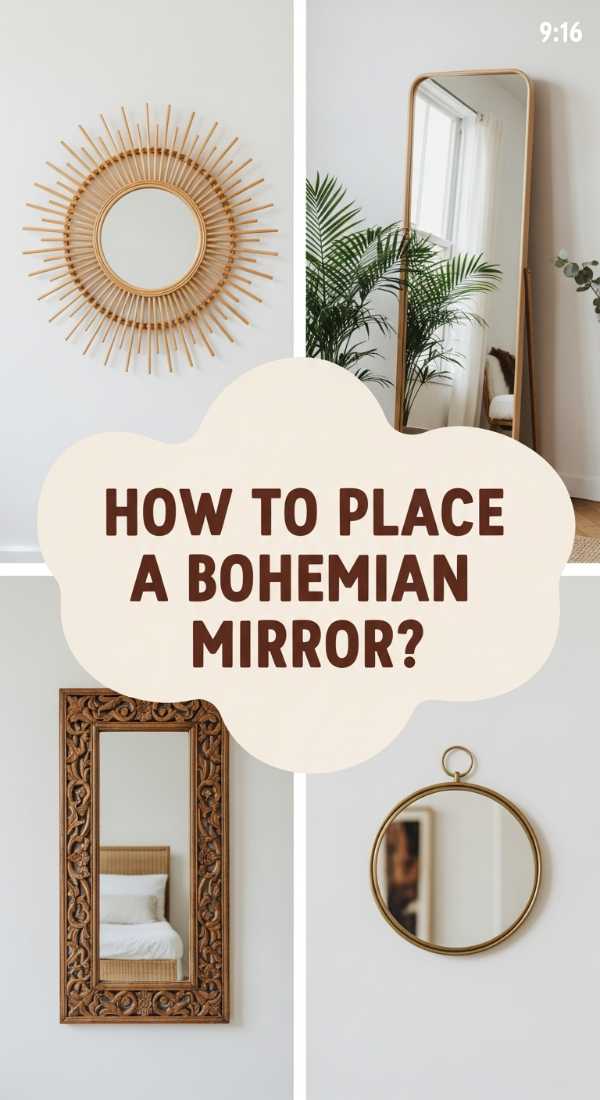 How To Place A Bohemian Mirror For Extra Light 6a11e5f92966d