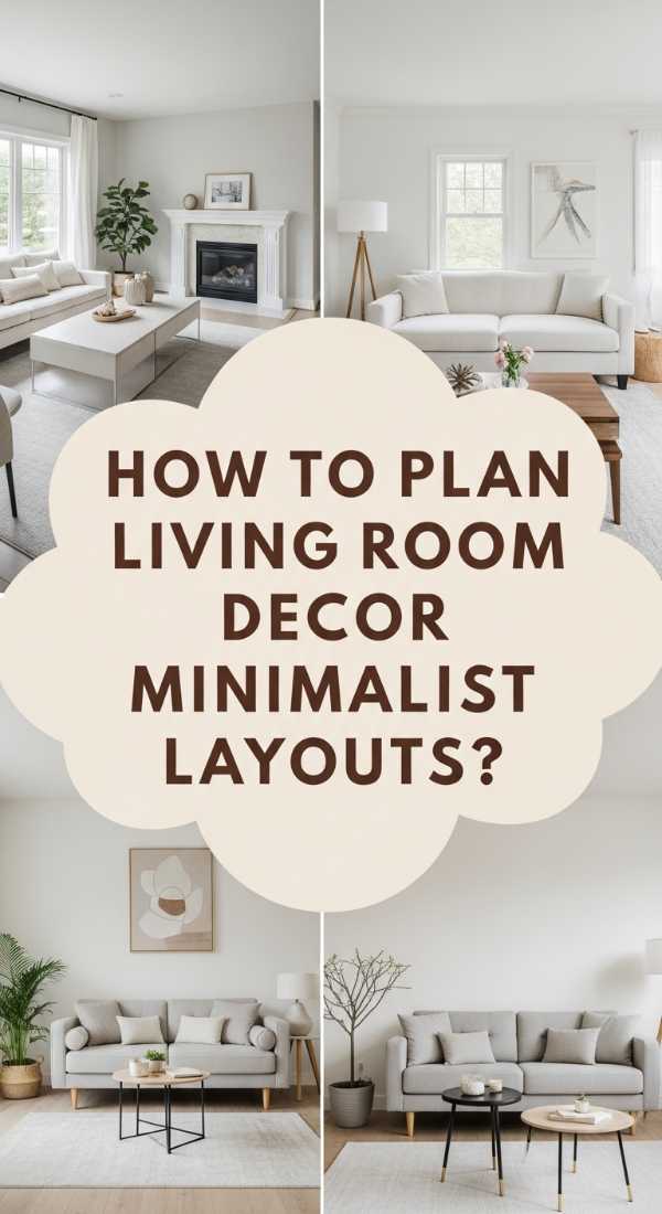 How To Plan Living Room Decor Minimalist Layouts For Open Space 6a082734131c7