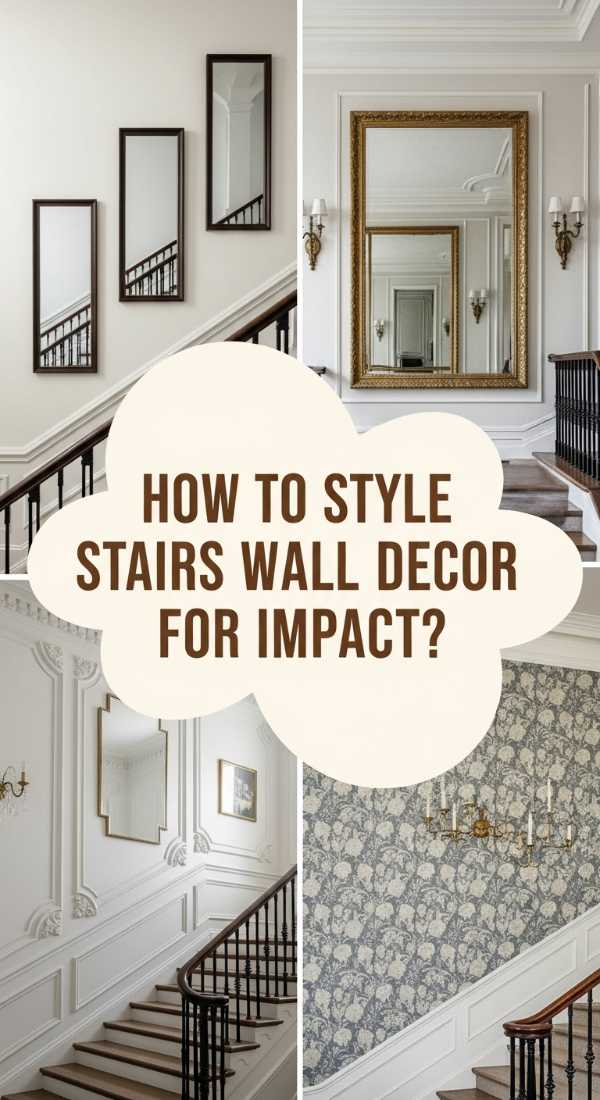 How To Plan Stairs Wall Decor Ideas For A Grand Architectural Statement 69fdbde59233c