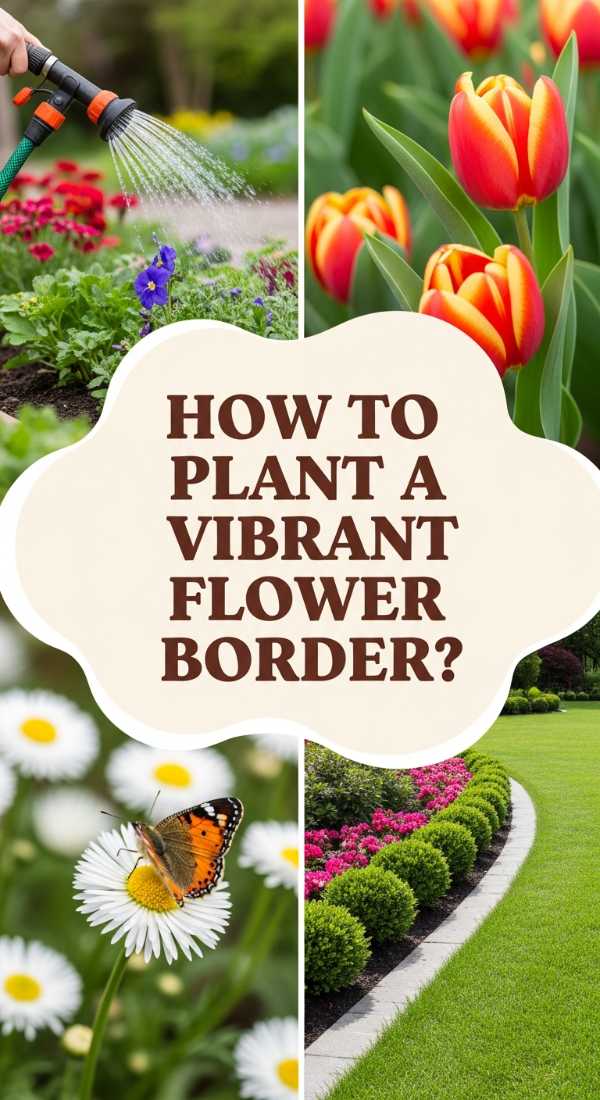 How To Plant A Vibrant Flower Border For A Welcoming Home Vibe 69f874f569a01