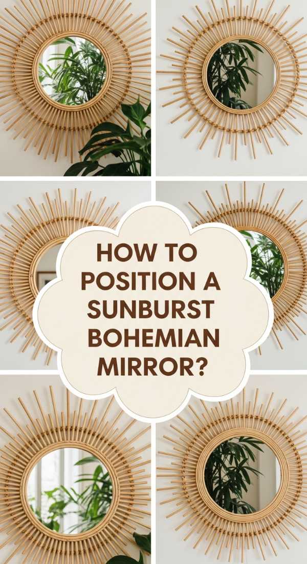 How To Position A Sunburst Bohemian Mirror For Brighter Spaces 6a081cfdc618a