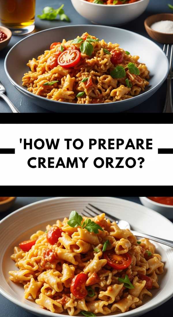 How To Prepare Creamy Orzo 69fe1328b3103