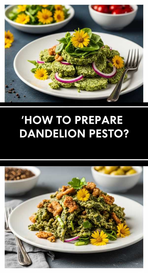 How To Prepare Dandelion Pesto 69f44fa3b6d1f
