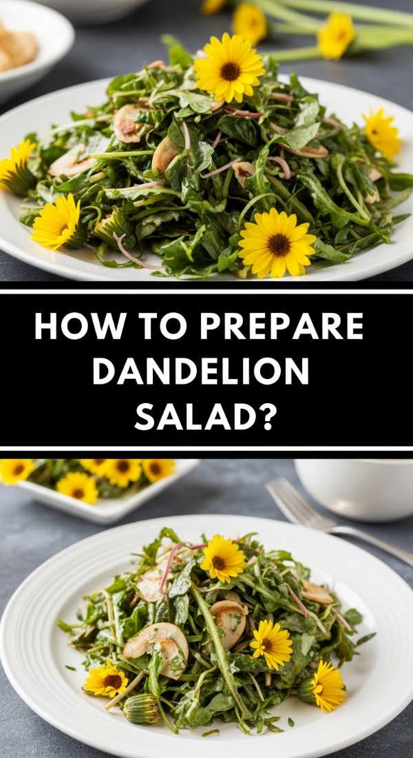 How To Prepare Dandelion Salad 69f44fa087f20