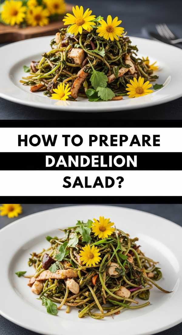 How To Prepare Dandelion Salad 69f44fa2071e2