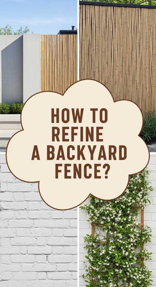 How To Refine A Backyard Fence Wall For Outdoor Elegance 69fb1b1380471