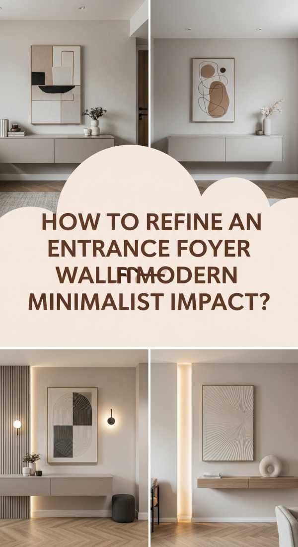 How To Refine An Entrance Foyer Wall For Modern Minimalist Impact 6a00700417959