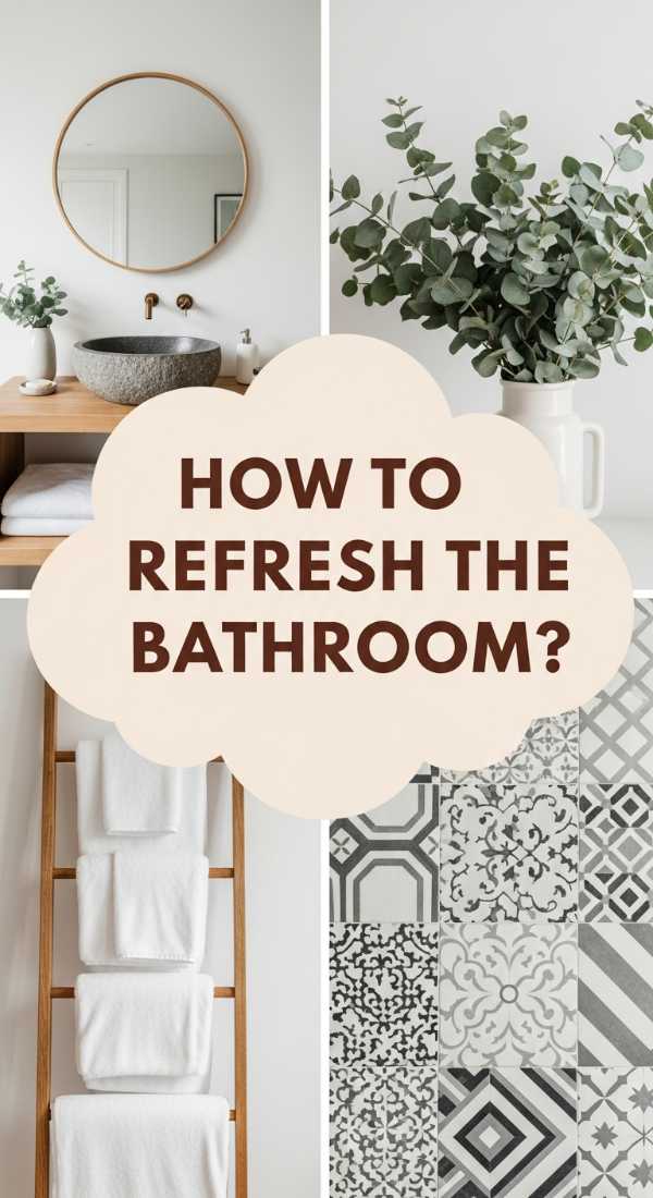 How To Refresh A Small Home Bathroom For A Spa Experience 69fb1b1560715