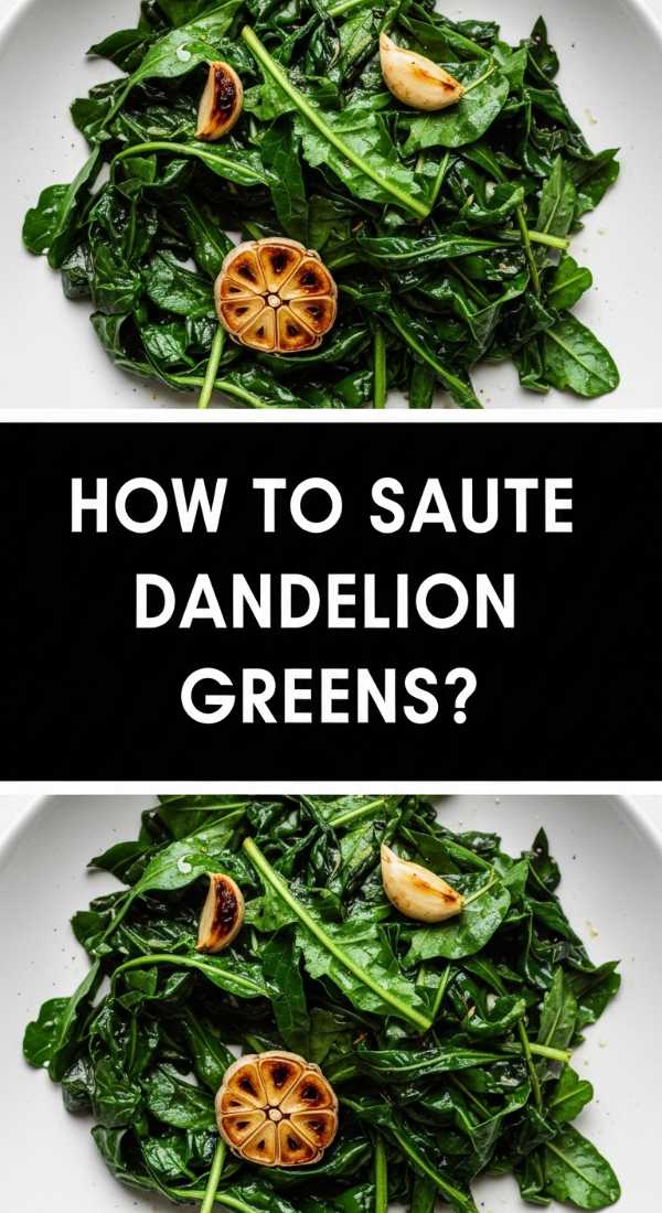 How To Saute Garlic Dandelion Greens 69f44fa866f0d