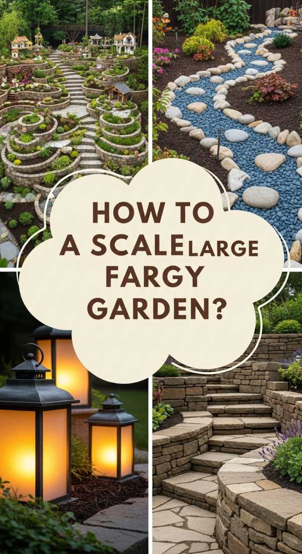 DIY Fairy Garden Secrets: How to Create a Miniature Wonderland How To Scale A Large Fairy Garden For Landscaping Impact 69fb1cece7272
