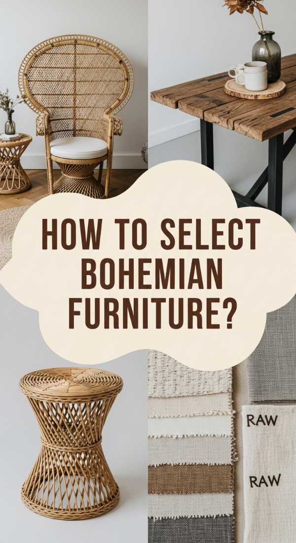 How To Select Sustainable Bohemian Furniture For Eco Conscious Living 6a083191a8482